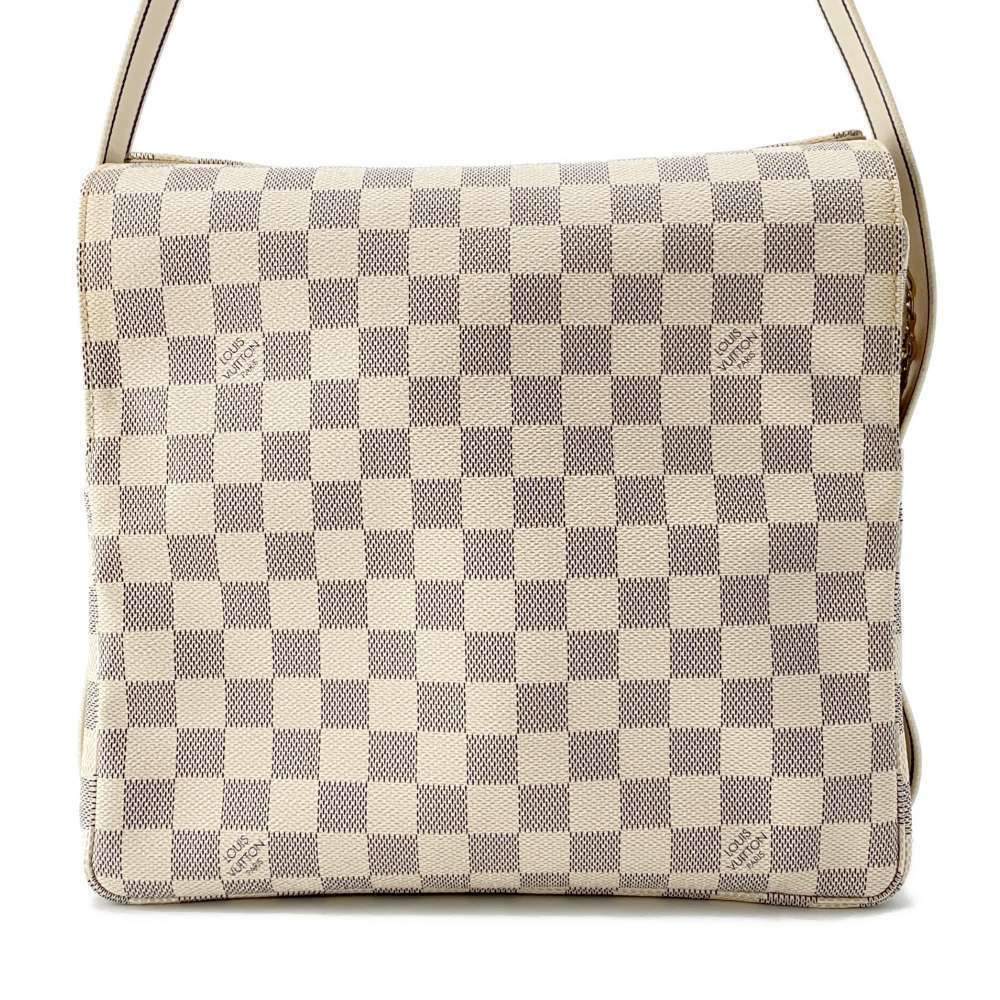 Louis Vuitton Damier Azur White Naviglio Shoulder Bag